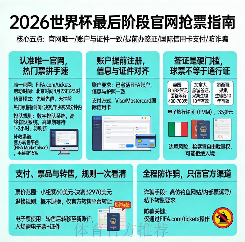 2026世界杯官方推荐购票平台指南